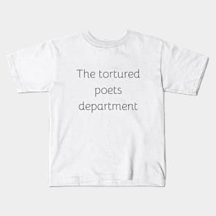 The tortured poets department Kids T-Shirt